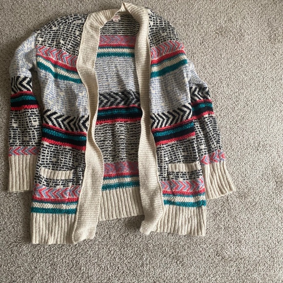 Mossimo Supply Co. Women’s Multicolored Long Sleeve Cardigan Size M - Picture 1 of 13